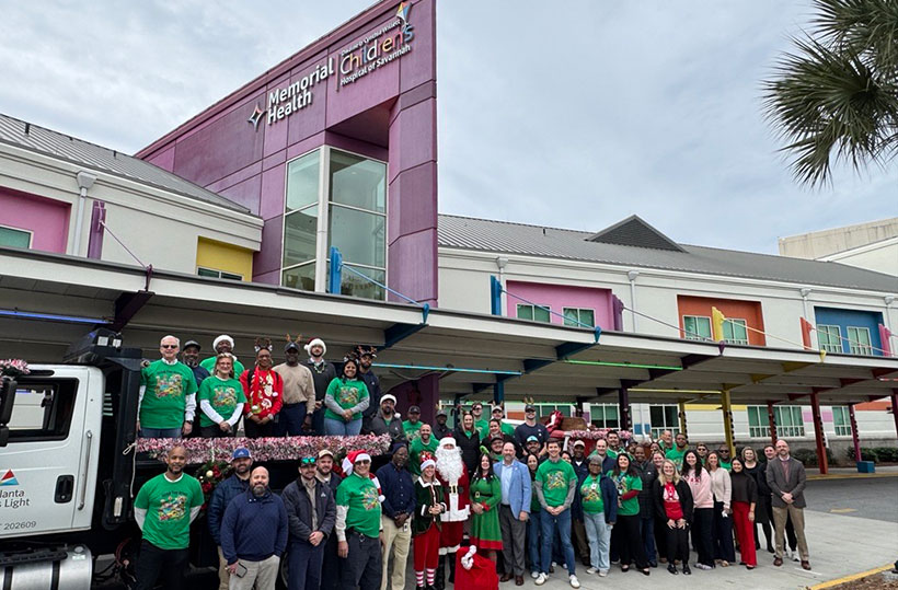 Volunteers recently delivered toys, games and crafts to children at Memorial Health Dwaine and Cynthia Willett Children’s Hospital of Savannah. 