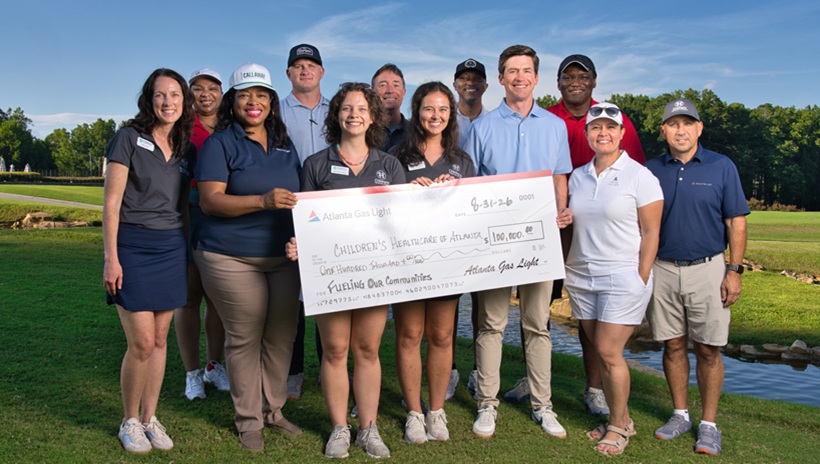 Atlanta Gas Light’s annual charity golf tournament raised $250,000 for three Georgia nonprofits supporting health care, education and youth development.